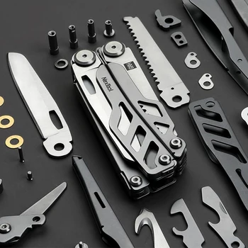 Original HUOHOU prenosni multi-funkcijo folding nož multi-tool orodje za preživetje keychain orodje prostem dobave kampiranje orodja
