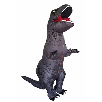 Novo Sivo Barvo, T REX Kostum napihljivi dinozaver kostum Za Anime Expo traje de dinosaurio inflable Blowup kostum za odrasle