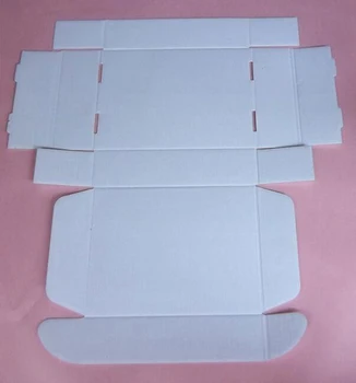 10 Kosov, Velikost 8.27x5.51x1.57 cm 210x140x40mm Papir embalaža Valovitega papirja Embalaža Trdega Belega Papirja, Darilne Škatle Belo polje