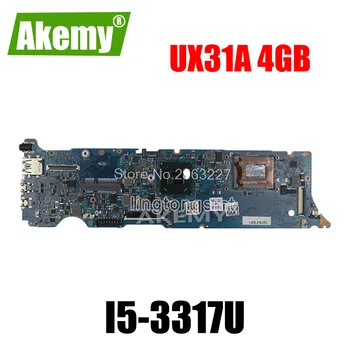 UX31A Motherboard REV4.1 2.0 i5 3317U 4G Za Asus UX31A2 UX31A Prenosni računalnik z matično ploščo UX31A Mainboard UX31A Motherboard test OK