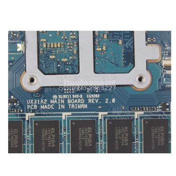 UX31A Motherboard REV4.1 2.0 i5 3317U 4G Za Asus UX31A2 UX31A Prenosni računalnik z matično ploščo UX31A Mainboard UX31A Motherboard test OK