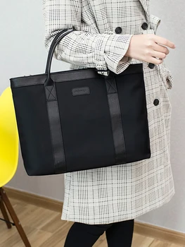Prenosne datoteke vrečko A4 ženske torba nepremočljiva aktovko moški ženske torbici poslovnih urad srečanje vrečko informacije računalnik torba