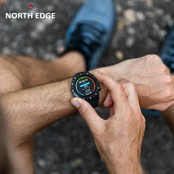 Pametne Ure GPS Severnem Robu Šport na Prostem Zapestnica IP67 Nepremočljiva Barometer Kompas Watch Srčni utrip Cross-Fit2 Pametno Gledati