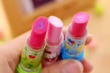 Brezplačna dostava 30pcs/veliko Novost Postavka Šminko In Lollipop In Sova Tri Design Za Otroke Darilo korejski Tiskovine Srčkan Radirka