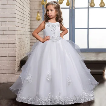 Zimski Cvet Princesa Obleko Elegantno Otroci, Oblačila Za Otroke, Oblačila Stranka Poročno Obleko 10 12 Leto