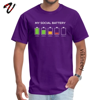 Moje Socialne Baterije Pomagajte Mi, T-majice Najnovejši Načrtovanje Tiskanih Moški Tshirt Ljubezni Dan Kratek Rokav Crewneck Majica Bombaž Vrh Kakovosti