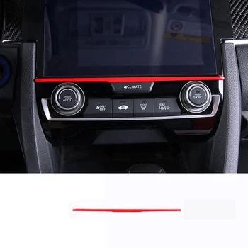 Avto GPS Navigacija Edge Trim Trakovi ABS Avto notranjo opremo Pribor Za Honda Civic 2019 2018 2017 2016