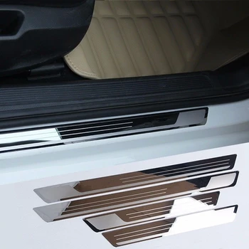 Za Volkswagen VW Golf GOLF 7 6 2012-2018 2019 Vrata Polico Izvažajo Ploščo Stražar Polico Kick Pedal Kritje Nalepke Avto Styling Dodatki