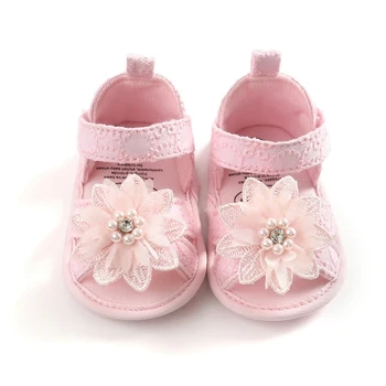 0-18 M Baby Dekle Vezenje Cvetlični Vzorec Princesa Čevlji za Malčke Cevlji za Malčke Čipke Cvet Pokrivala Set