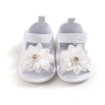 0-18 M Baby Dekle Vezenje Cvetlični Vzorec Princesa Čevlji za Malčke Cevlji za Malčke Čipke Cvet Pokrivala Set