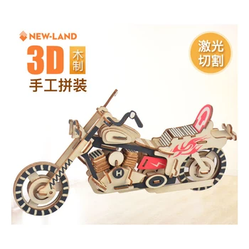 3D Puzzle DIY Ustvarjalne BThunderbolt motocikel Harley Leseno Modela Stavbe Komplet Igrač Hobi Darilo za Otroke, Odrasle P72
