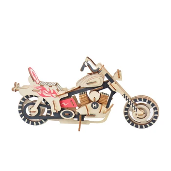 3D Puzzle DIY Ustvarjalne BThunderbolt motocikel Harley Leseno Modela Stavbe Komplet Igrač Hobi Darilo za Otroke, Odrasle P72