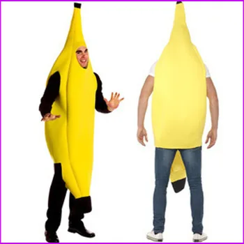 Odrasli Otroci Karneval Oblačila Cosplay Pustna Smešno Seksi Banana Kostum Novost Noč Čarovnic, Božič Stranka Smešno Cosplay