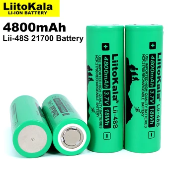 2021 LiitoKala Lii-48S 3,7 V 21700 4800mAh li-lon Akumulatorska Baterija Za 9,6 moč 2C Stopnja Praznjenja ternary litijeve baterije