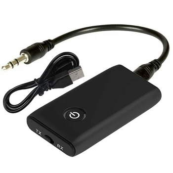 Bluetooth 5.0 Oddajnik Sprejemnik 2-V-1 Brezžični 3,5 mm o Adapter RX/TX za PC TV Domača stran za Slušalke Zvok