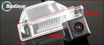 Liislee Avto Kamera Za Citroen DS3 DS 3 2009~2016 Visoke Kakovosti Zadnji Pogled Nazaj Gor Kamera Za PAL / NTSC, da Uporabite | CCD + RCA
