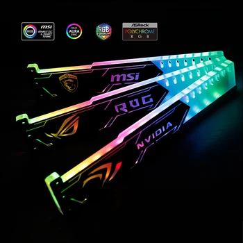 GPU Nosilec 5V 3PIN A-RGB Razsvetljava Grafično Kartico, ki Podpira Primeru motherboard ASUS SINHRONIZACIJA Okvir NVIDIA ROG ASUS Gb Opcija