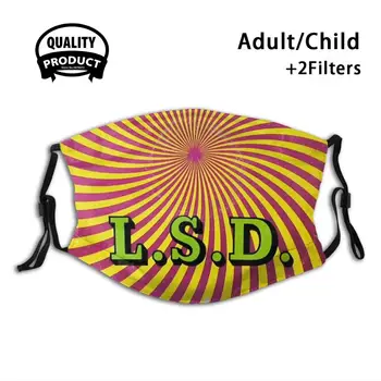 Timothy Leary Lsd Psihedelični Album Cover Moda Usta Maske Filter Za Odrasle Otroci Masko Letnik Starinski Predmet Lepa