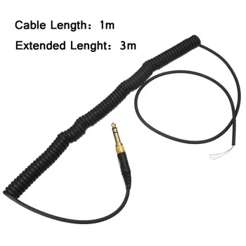 Zamenjava Kabla Žice Priključite Opremo za DT 770 770Pro 990 990Pro Slušalke