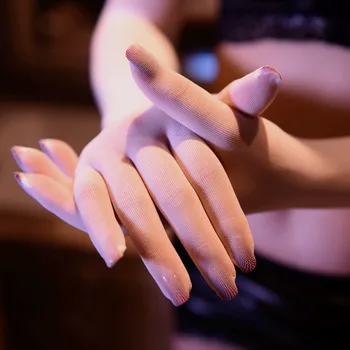 Super Tanko Svileno Gladko Brezšivne Preprečevanje Snagged Elegantno Prsti Rokavice Ženske Vroče Seksi Rokavice Eldiven Guantes Mujer Handschuhe