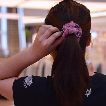 Ženske heawear letnik ženske, pribor za lase tkanine cvet elastični trakovi za lase za ženske