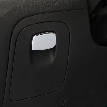 YAQUICKA Chrome Avto Glavni in sopotnikov Sedež, Rokavice Škatla za Shranjevanje Ročaj Preklopite Pokrov Trim Nalepke Sequins Za Chevrolet Trax 2017