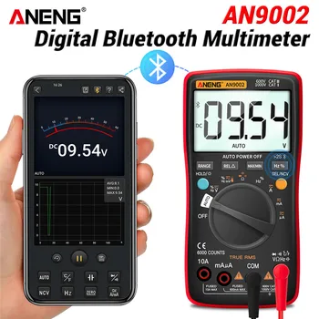 ANENG AN9002 True RMS Digitalni Profesionalni 6000 Šteje Bluetooth Multimetro AC/DC Toka Napetosti Tester Auto-Obseg Multimeter