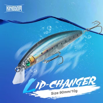 Kraljestvo Plavajoče Pisanec Svinčnik Fishing Lure 10g 90 mm Dve Akciji Predstavljajo in Notranjega Hrupa Žogo Ribolova Vab