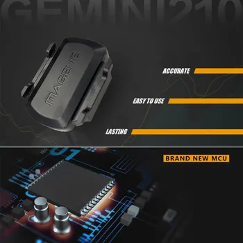 MAGENE gemini 210 S3 + Sensore di Velocità cadenza ant + Bluetooth na Strava garmin bryton calcolatore della bici della