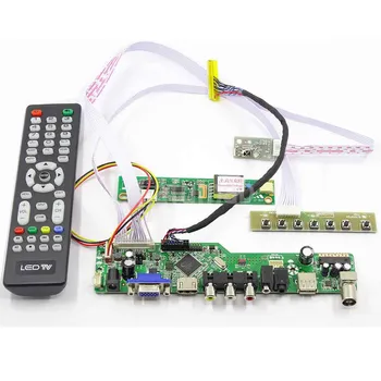 Latumab Nov Komplet za LP171WP4 TLB1 TV+HDMI+VGA+USB LCD LED zaslon Gonilnik Krmilnika Odbor