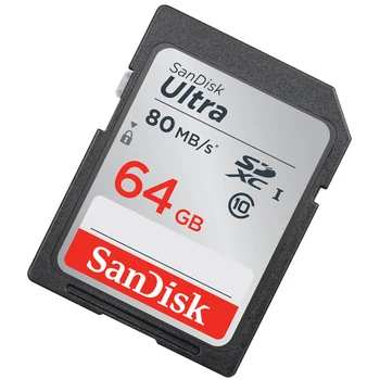 SanDisk Ultra Pomnilniške Kartice SDHC/SDXC Kartica SD Class10 16GB 32GB 64GB 128GB C10 UHS-I Preberite hitrosti do 80MB/s za Full HD Kamera