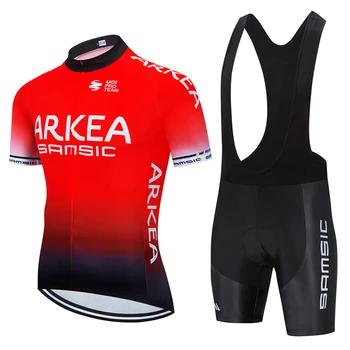 2020 ARKEA Kolesarski dres Komplet Poletnih Kolesarska Oblačila Maillot Ropa Ciclismo MTB Kolo Oblačila za Šport bo Ustrezala Kolesarjenje