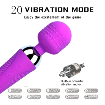 Močan Čarobno Palico AV Vibrator Sex Igrače za Žensko Klitoris Stimulator Sex Shop, igrače za odrasle G Spot opozarjanje z Vibrator za ženske
