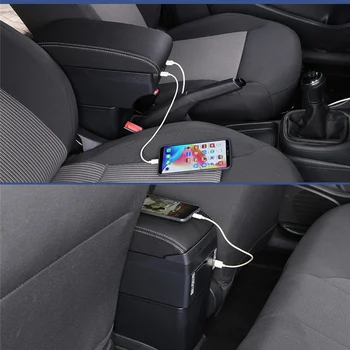 Za Suzuki Ignis armrest polje centralno Shranjevanje vsebine polje avto-styling dekoracijo pribor S skodelico imetnika USB