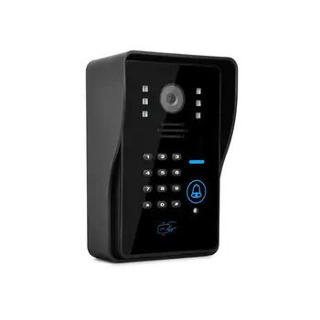 Geslo RFID Nadzor Dostopa Video Interkom 7Inch 1080P Zaslon Tuya APP Wifi Brezžični Video Vrata Telefon Zvonec Interkom Sistem