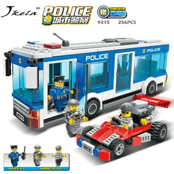 [vroče] Policijsko Postajo Zapora Številke Modela gradniki Playmobil Bloki, Opeke Izobraževalne Igrače, Združljiv Legoingly Policija