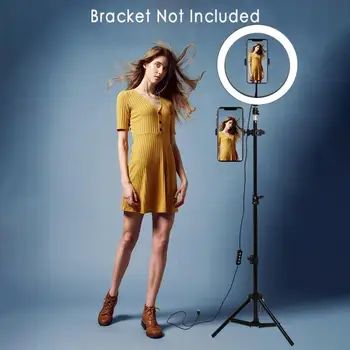Video Obroč Svetlobe s stojalom Kit 10-palčni Fotografija Zatemniti Selfie LED Obroč Lučka Led Video Luč za Ličila živo