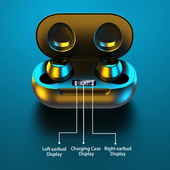 2020 Novo Izvirno Brsti Plus TWS Res Brezžične Slušalke Mini Bas Slušalke Bluetooth Slušalke Športne Čepkov S Polnjenjem Polje