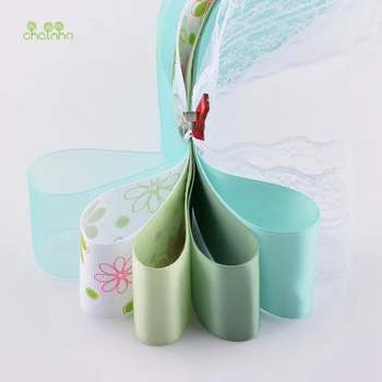 Visoka Kakovost,Mešani Mint Zelena Barva Traku Set Za DIY Ročno izdelana Darila&Obrti Pakiranje,Lasje Okras Pribor,HB130