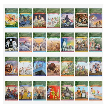 28 Knjig/Set Magic hišico na Drevesu 1-28 angleščini Branje Knjig za Otroke angleščina Poglavje Most Knjiga