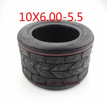 Dobra kakovost 10 palčni izplakovanje pnevmatike 10x6.00-5.5 za motorno kolo vakuumske Cestno pnevmatiko tubeless pnevmatike kolo