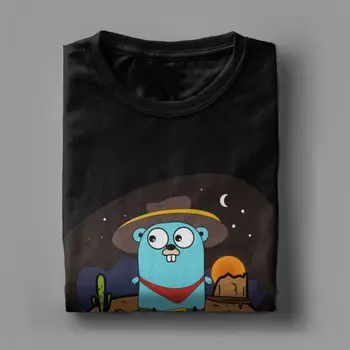 2019 Novo Golang Moški Majica S Kratkimi Rokavi Gopher V Go Zaupamo Programer Tee Shirt Coder Kodiranje Oblačila Razvijalec Smešno Programiranje T-Shirt