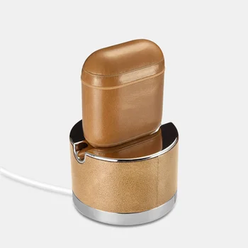 Primerna za AirPods 1 2 zaščitni pokrov, usnje Fran-13k Apple slušalke Bluetooth zaščitne lupine, brezžične slušalke, škatla za shranjevanje