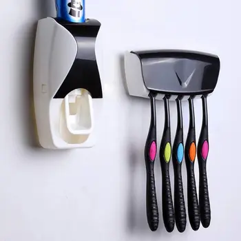 Samodejno zobna pasta squeezer z zobno ščetko box set zobna pasta razpršilnik za kopalniške opreme zobna pasta razpršilnik