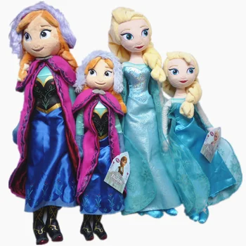 Disney Plišastih Lutka Igrače, Zamrznjeno, Elsa, Ana Princesa Sven Olaf Kristoff Polnjene Brinquedos Lutka Igrače Za Otroke Darilo Za Rojstni Dan