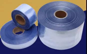 1 kg/veliko 10-140 cm Širina Toplote shrinkable film PVC skrči band rokav plastična embalaža film