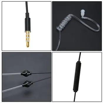 3,5 mm Vtič Zraka Cev Anti-Sevanje Slušalke 2 Zraka Akustični Cev Stereo Slušalke za iPhone za Samsung