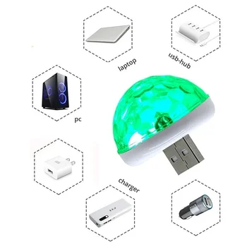 Vroče prodaje Multi Color USB LED Avto Notranje Razsvetljave, Komplet Vzdušje, Svetlobnih, Neon, Pisane Svetilke Zanimivo Prenosni Pripomočki