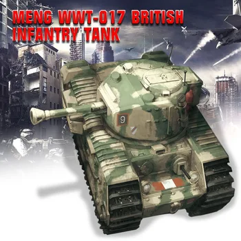 Meng WWT-017 Britanski Tank Pehota Churchill Q Edition Skupščine Model Kompleti