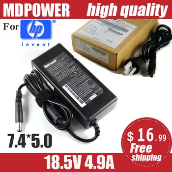 MDPOWER Za HP 18.5 V 4.9 A Prenosnik 90W AC Adapter za Polnilnik